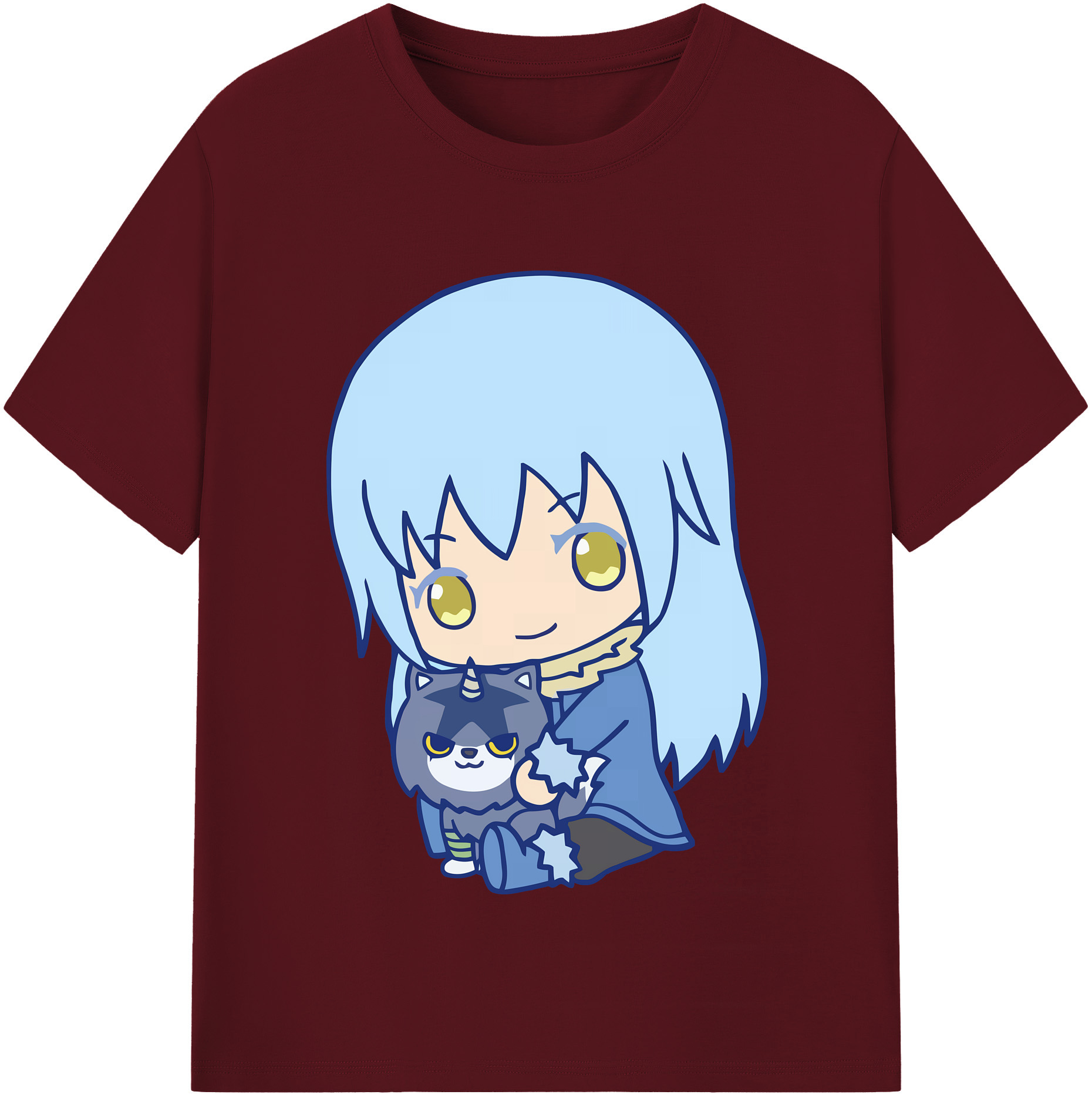 （画像用） 転スラ Regarding Reincarnated to Slime 綿100％半袖Tシャツ（フロントプリント）